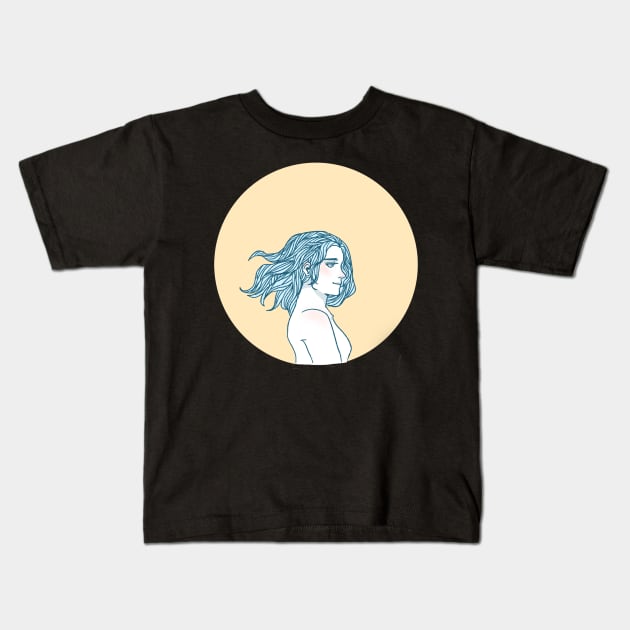 Sunshine  Breeze Kids T-Shirt by Eimphee